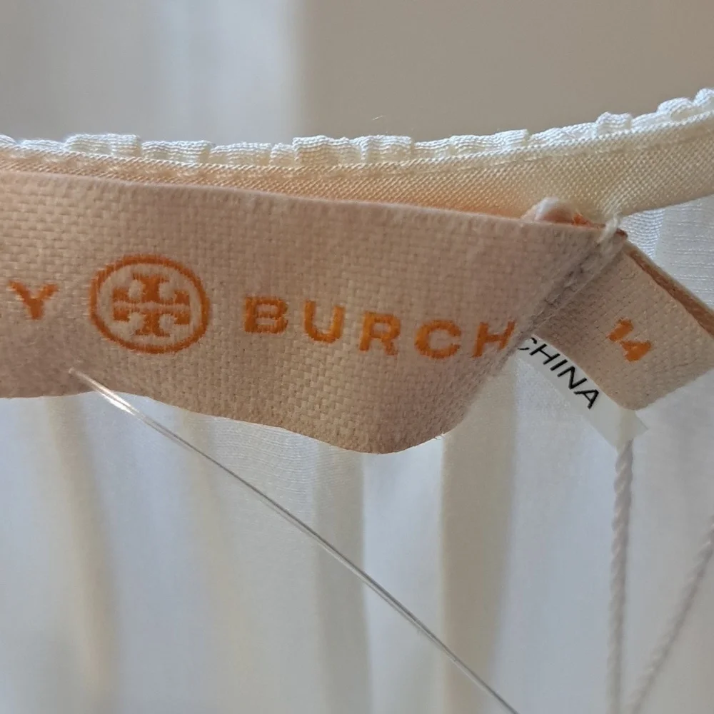 Tory Burch NWTs Jess Top 100% Silk
